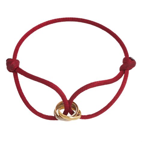 cartier trinity bracelet cord change|trinity bracelet by cartier red.